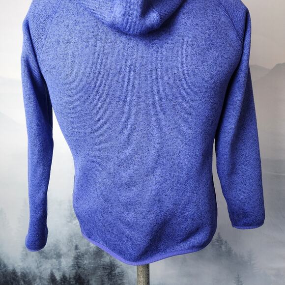 L.L.Bean Kid's Blue Hooded Sweater Fleece Full Zip Jacket | Kid's Large (14-16) - Picture 11 of 14